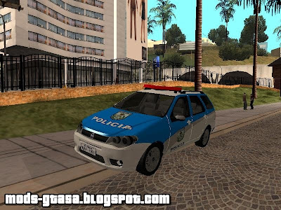 Fiat Weekend Policia Militar do RJ para GTA San Andreas